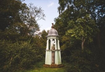 Micklefield Hall film location - Domed garden structure