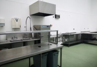 Micklefield Hall film location - Commercial kitchen