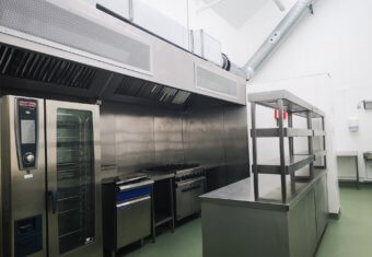 Micklefield Hall film location - Commercial kitchen