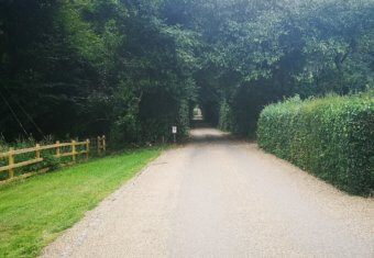 Micklefield Hall film location - driveway