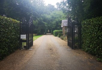 Micklefield Hall film location - Main entrance