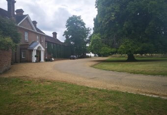 Micklefield Hall film location - driveway