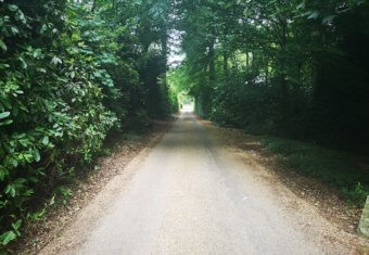 Micklefield Hall film location - driveway