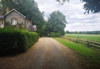 Micklefield Hall film location - driveway