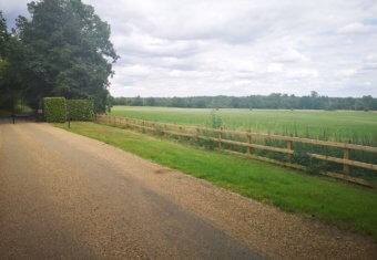 Micklefield Hall film location - driveway