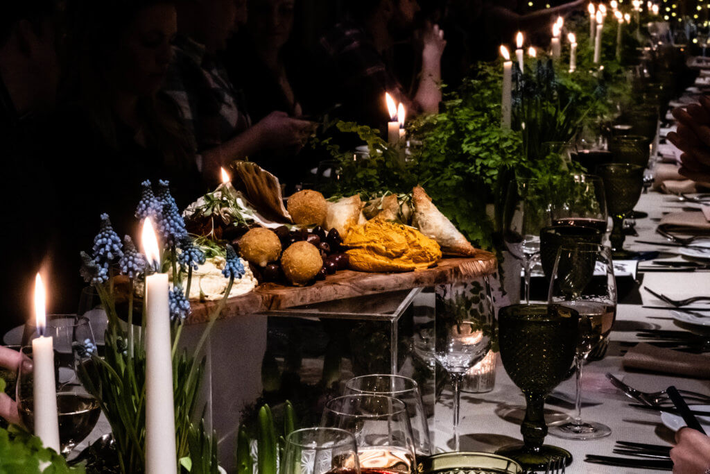 Micklefield Hall weddings, Tasting evening with kalm kitchen
