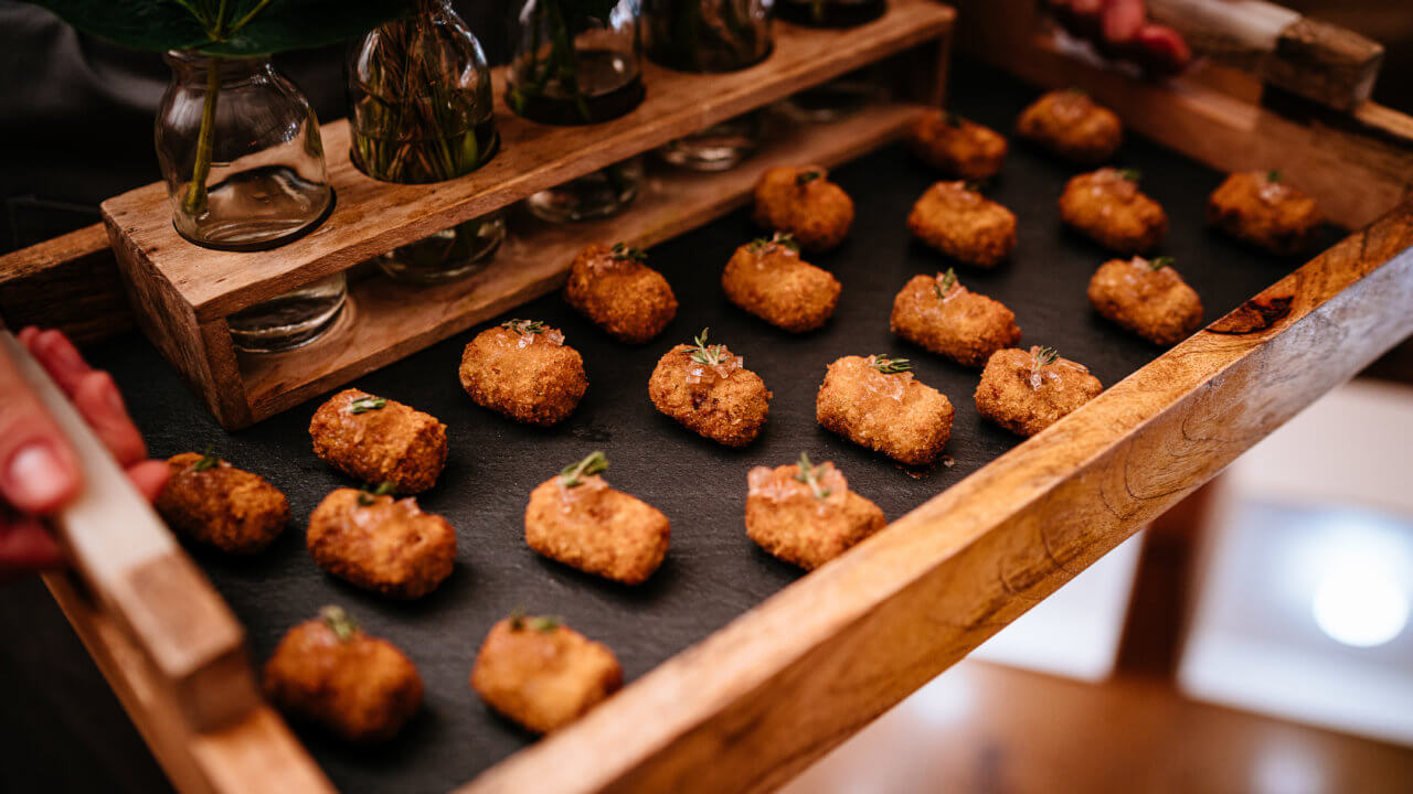 Micklefield Hall : Sarah Legge Photography : Kalm kitchen canapes