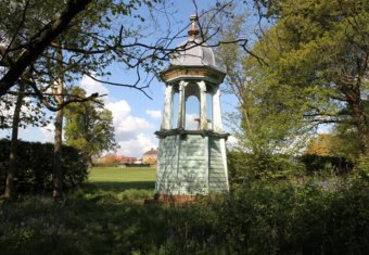 Micklefield Hall film location - Dome topped concrete structure