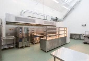 Micklefield Hall film location - Commercial kitchen