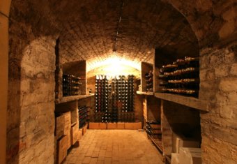 Micklefield Hall film location - Cellar and wine store in Manor House