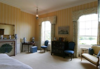 Micklefield Hall film location - The master bedroom in Manor House