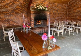 Micklefield Hall | Micro Wedding Ceremony in the Garden Room