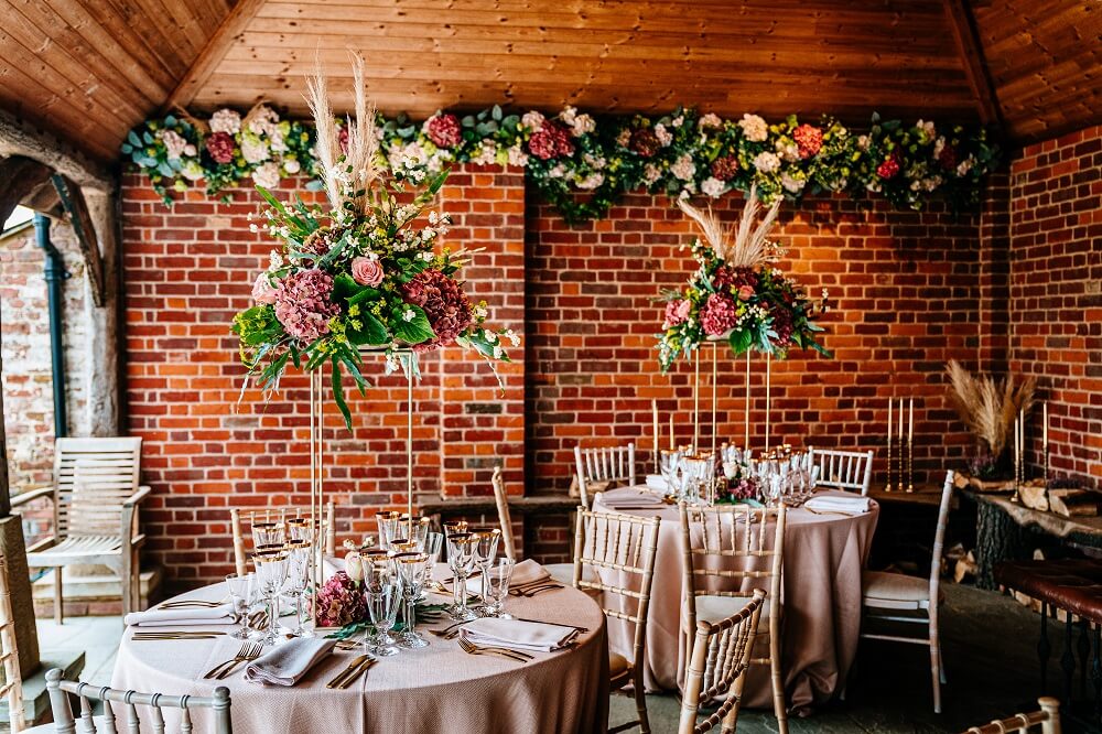 Micro Wedding | Micklefield Hall Garden Room | Sarah Legge Photograpy | Andrew Flemming Florist | Kalm Kitchen Catering