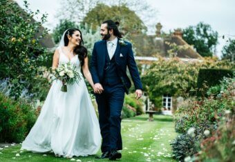 Yasemine & Pete's Wedding | Micklefield Hall Herbaceous Borders | Jack Ladenberg Photography