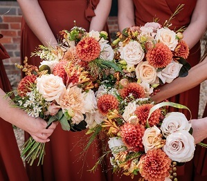 Bridesmaids boquets