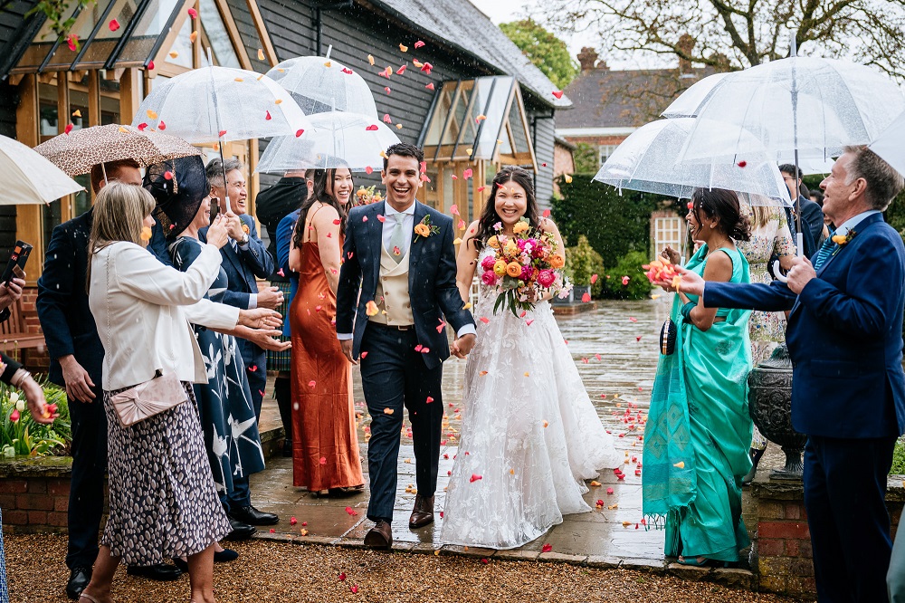 SARAH LEGGE ANDREW FLEMMING RAIN WEDDING BANNER IMAGE